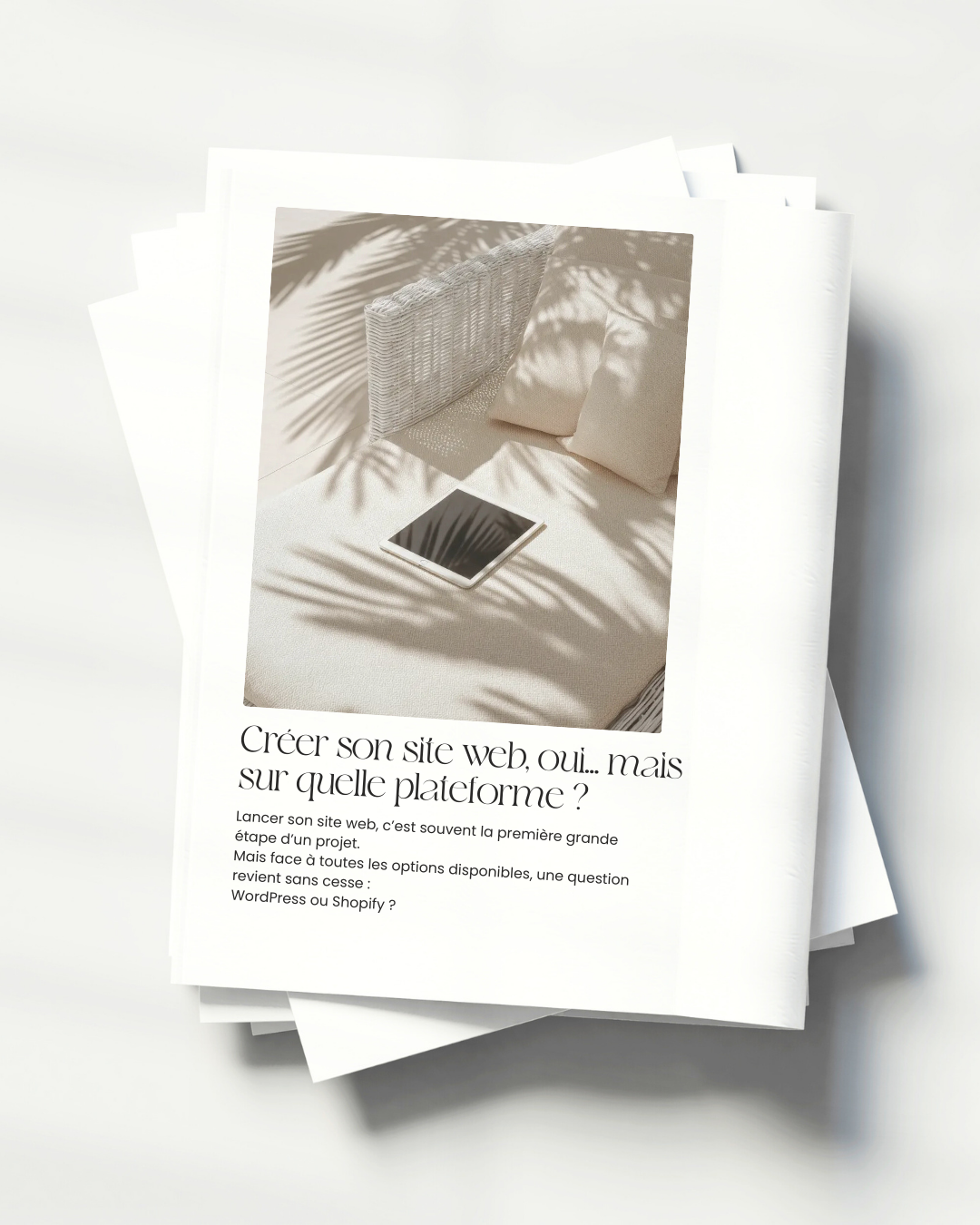WordPress vs Shopify : quelle plateforme choisir pour lancer son site ?