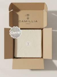 White Haven - Packaging Mockup Canva